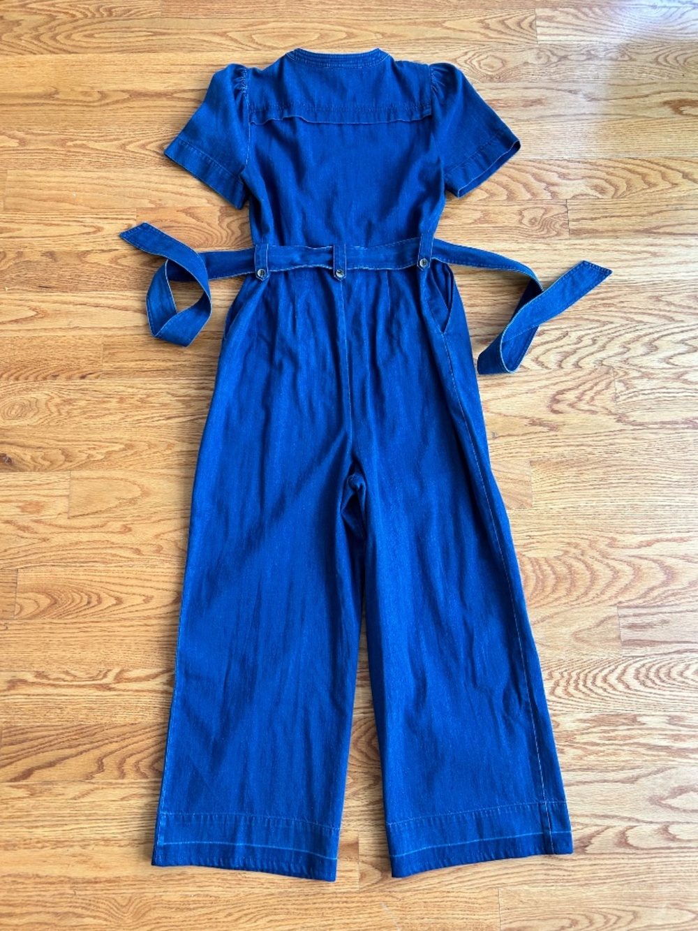 Whistles Denim Cotton Jumpsuit - Picture 6 of 12